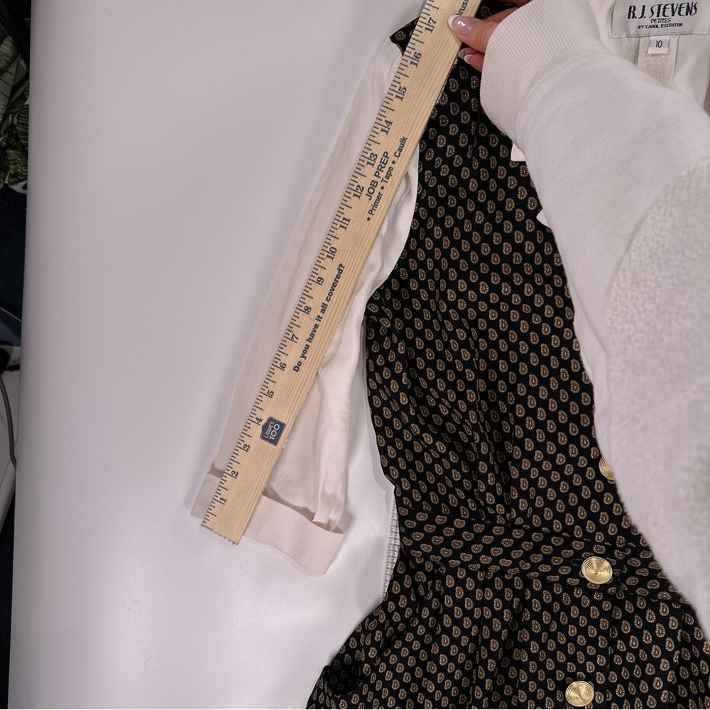 R J Stevens Women’s Shirtwaist Dress Made In USA Button Front 10P - Picture 12 of 13